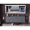 Castello Usa Nile 72" Wall Mounted  Gray Vanity With Gray Top And Gold Handles CB-MC-72G-GLD-2053-GR - alternate 4